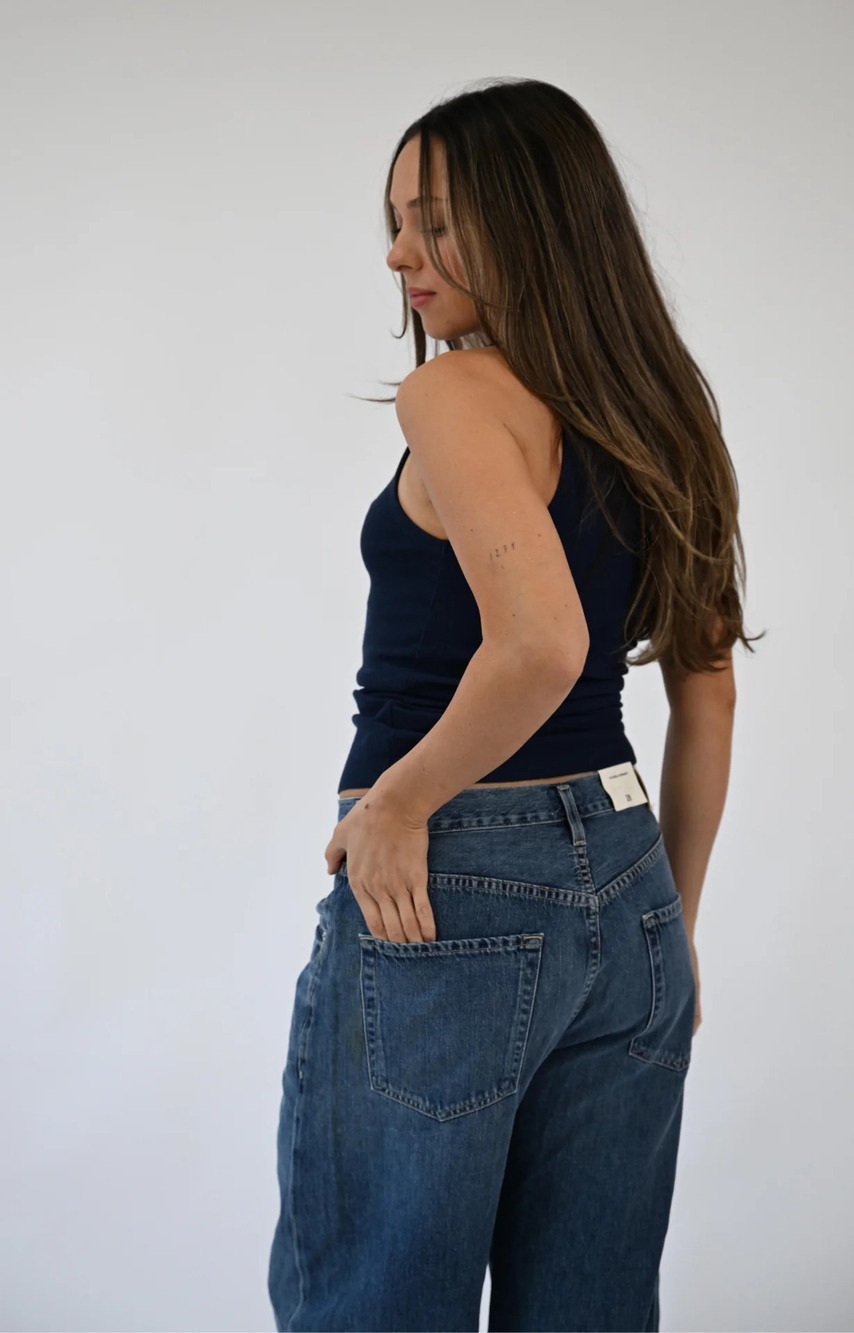 NWT Citizens of Humanity Brynn Drawstring Trouser in Atlantis - Picture 3 of 10